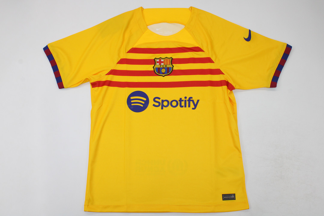 AAA Quality Barcelona 23/24 Fourth Yellow Soccer Jersey